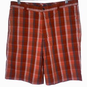 Tommy Bahama Plaid Shorts Cotton Silk Blend Size 36